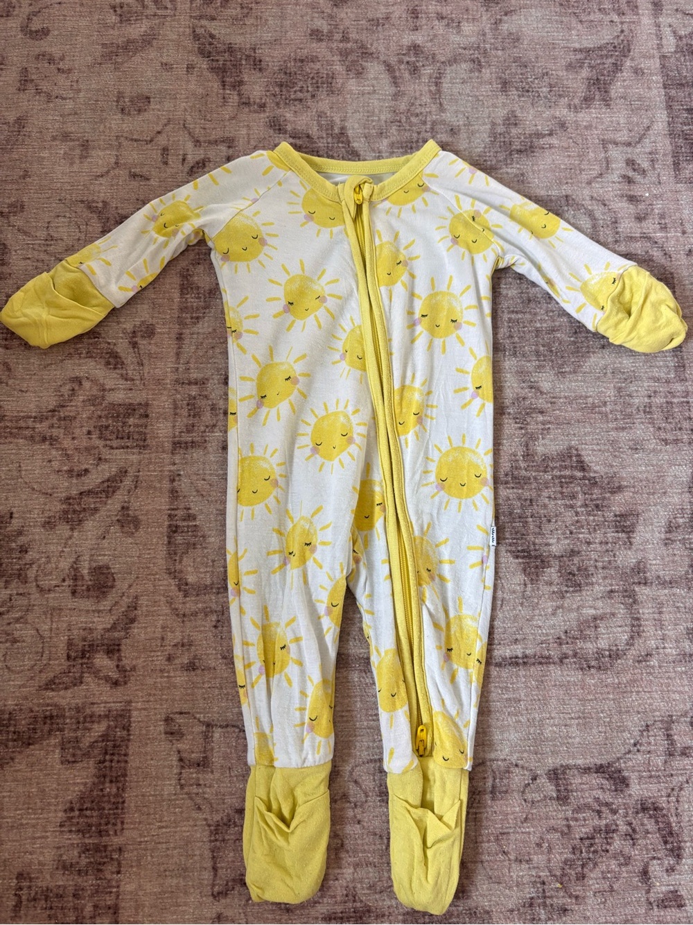 little sleepies baby bamboo footie sleeper